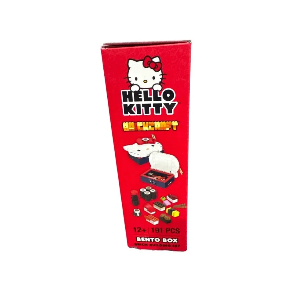 Hello Kitty Bento Box Brick Building Set 12+ 191 Pieces Compatible With Major Br